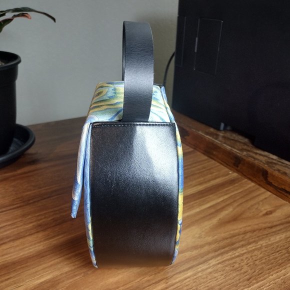 Pineda Covalin Silk & Leather Handbag - Picture 7 of 11